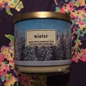 Bath and Body Works 3 Wick Candle Winter